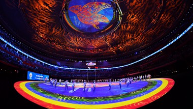 第七届世界军人运动会闭幕式在武汉举行