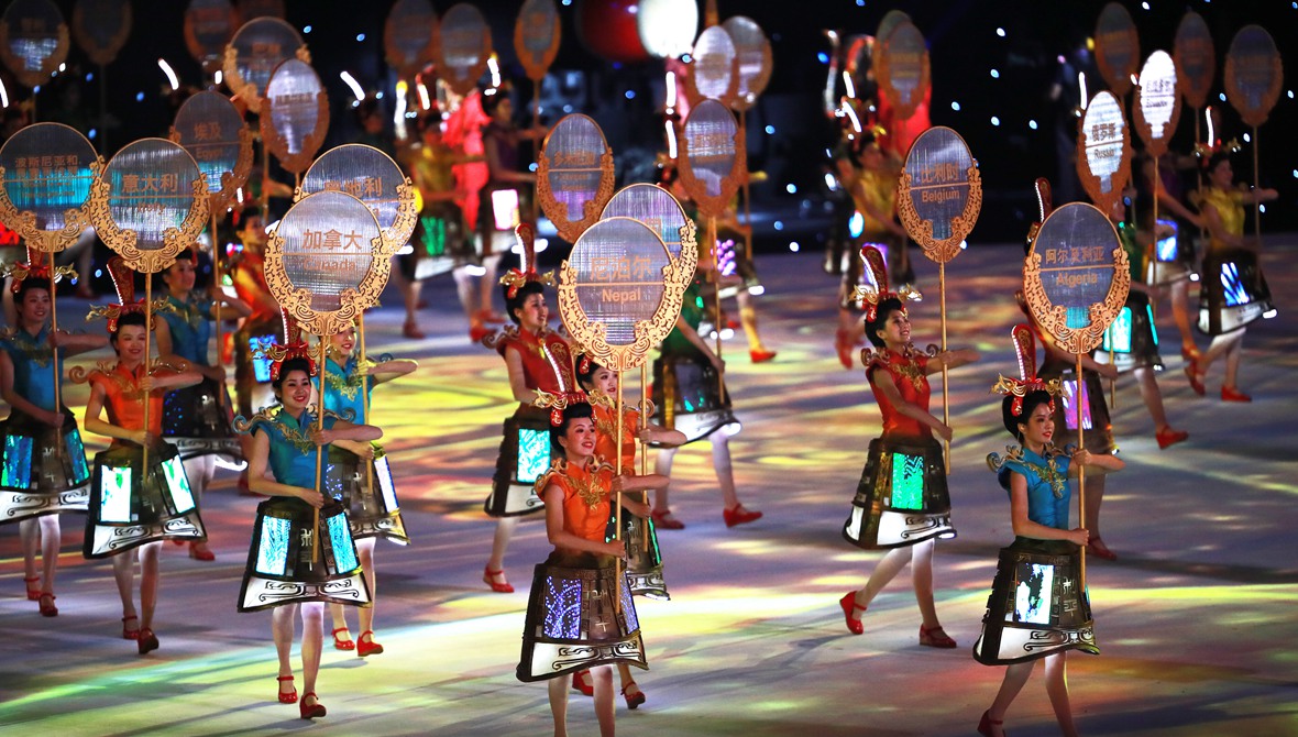 第七届世界军人运动会闭幕式在武汉举行