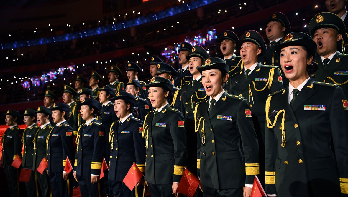 第七届世界军人运动会闭幕式在武汉举行