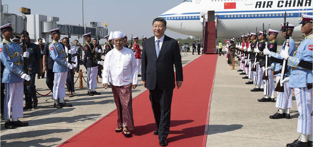高清大图｜习主席新年首访 缅甸最高规格迎接！