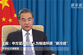王毅：中方坚决反对人为制造所谓“新冷战”