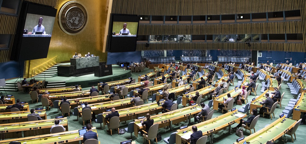 聯合國大會通過新冠肺炎疫情決議