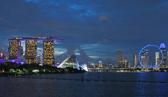 新加坡：亮灯纪念世界水日