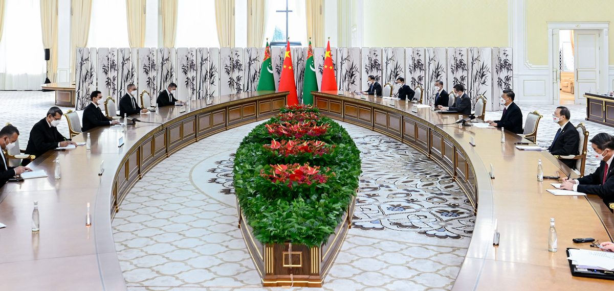 习近平会见土库曼斯坦总统谢尔达尔&middot;别尔德穆哈梅多夫