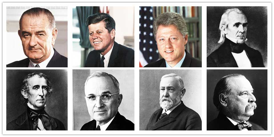 美国历届总统官方像