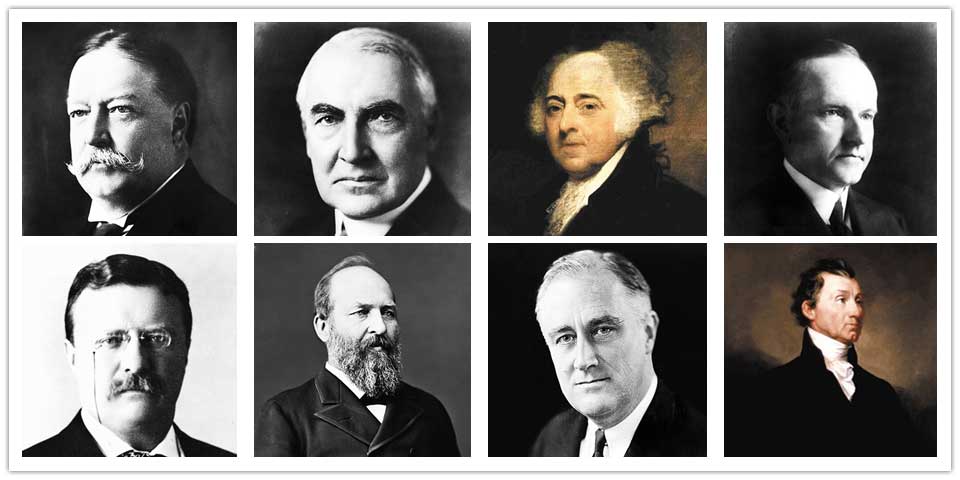 美国历届总统官方像