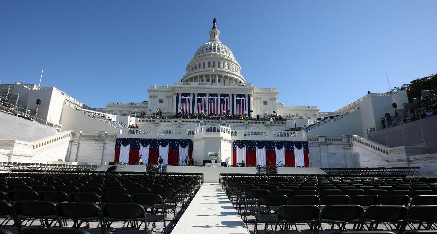 华盛顿静待总统就职典礼