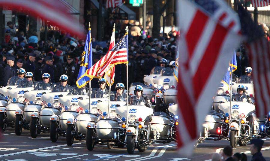 华盛顿举行奥巴马就职庆祝游行