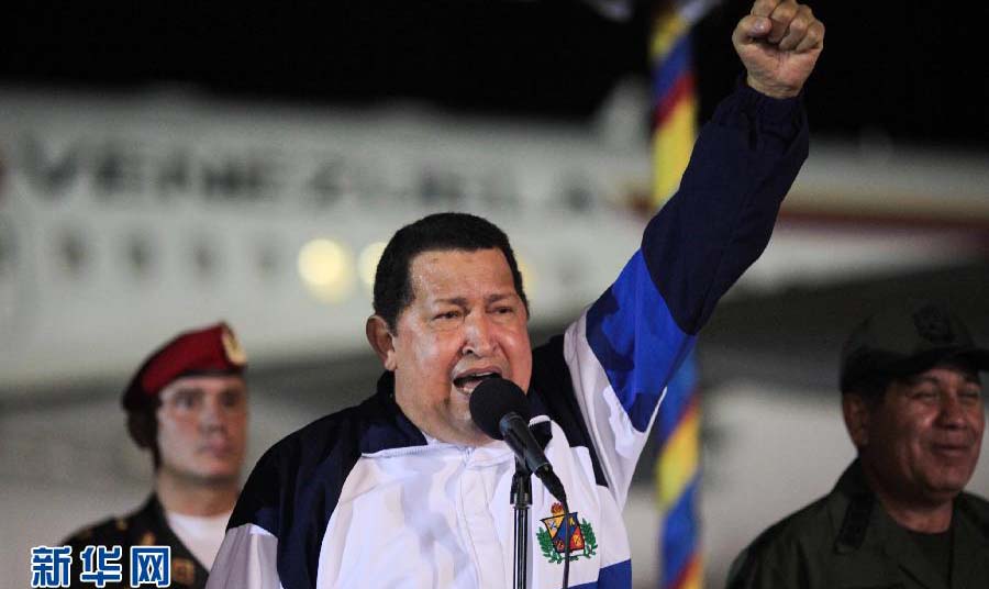 2012年查韦斯返回加拉加斯