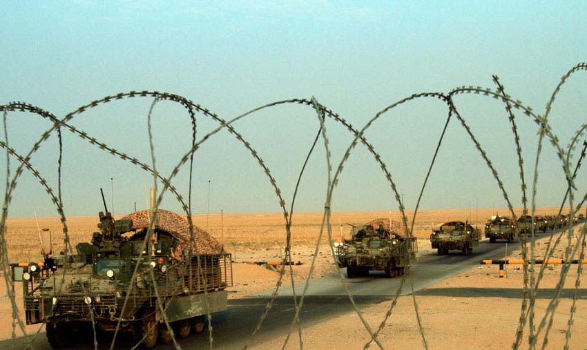 2010年8月18日，美军在伊拉克的最后一批作战部队撤退至科威特。