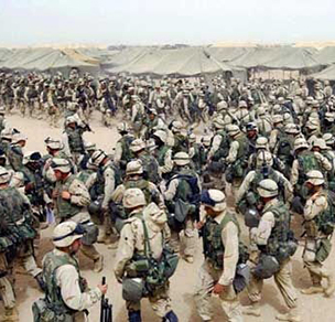 美英一意孤行入侵伊拉克