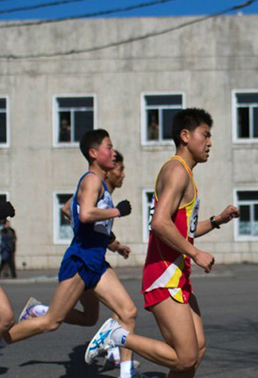 朝鮮舉辦國際馬拉松比賽