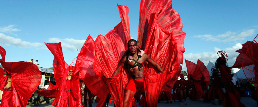 特立尼达和多巴哥狂欢节"羽翼"秀