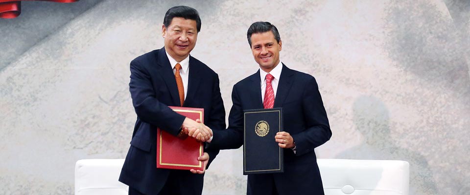 习近平同墨西哥总统培尼亚举行会谈