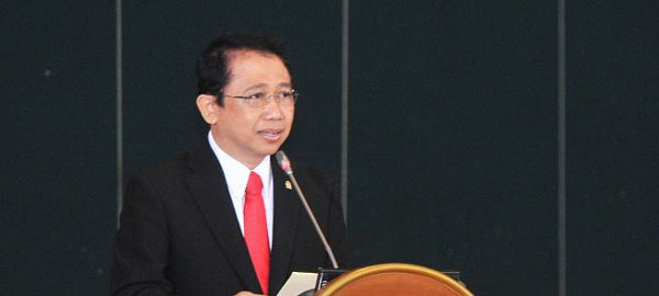 印尼国会议长马尔祖基致辞