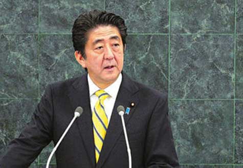 安倍声称日本已作好制衡中国的准备
