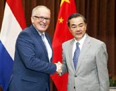 王毅與荷蘭外交大臣舉行會談