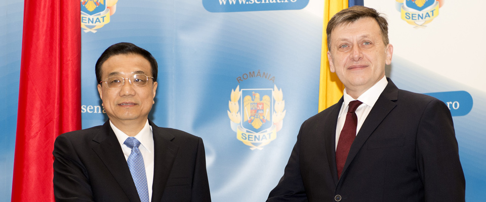 李克强会见罗马尼亚参议长安东内斯库