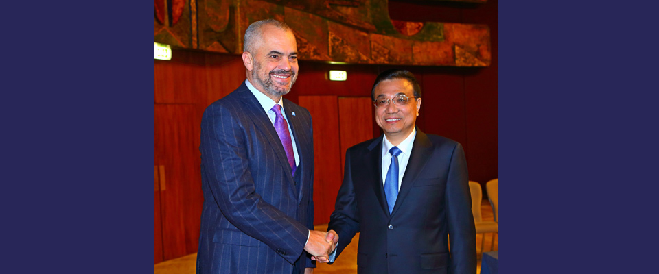 李克强会见阿尔巴尼亚总理拉马