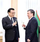 李克强与乌兹别克斯坦总理举行会谈