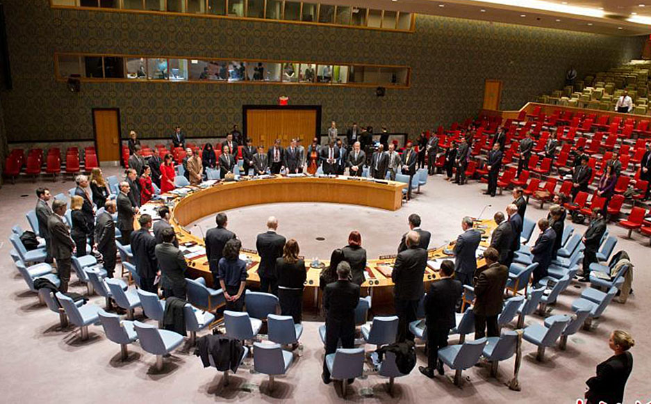 联合国安理会为曼德拉逝世默哀
