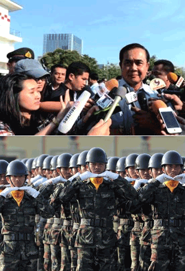 泰军方重申不动武