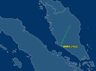 马来西亚航空发表声明：与一载有239人的飞机失去联系