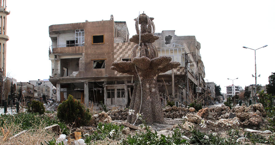 大马士革郊区战场前线雅布鲁德