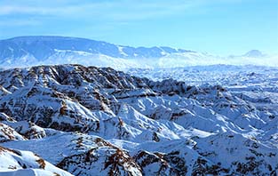 鏡頭帶你走進甘肅張掖平山湖大峽谷 雪後盡顯北國風光壯麗美景