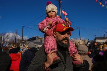 俄罗斯欢庆&ldquo;谢肉节&rdquo;