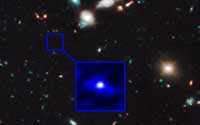 高清：哈勃发现最古老星系 诞生于大爆炸后4.8亿年
