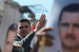 敘利亞政府支援者舉行集會要求結束動蕩局面