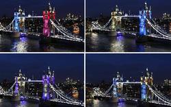 倫敦塔橋展示魔幻燈光(組圖)