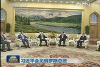 习近平会见俄罗斯总统