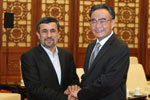 吴邦国会见伊朗总统