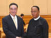 吴邦国会见缅甸联邦议会民族院议长