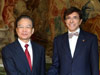温家宝与比利时首相举行会谈