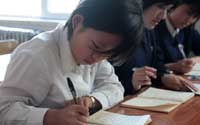 【高清組圖】實拍朝鮮中學生的校園生活