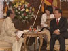 李长春会见孟加拉国总统