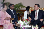李长春会见孟加拉国民族主义党主席