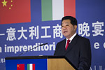 贾庆林出席中意工商晚宴并发表主旨演讲