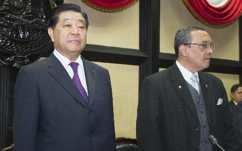 贾庆林出席哥斯达黎加立法大会全会并发表演讲