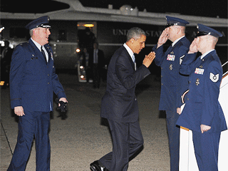 财政悬崖事宜尘埃落地 奥巴马重回夏威夷度假