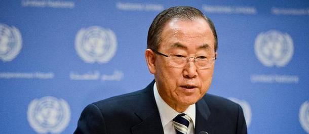 潘基文派副秘书长前往埃及促和（图）