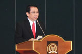 印尼国会议长马尔祖基致辞