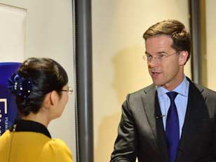 新华网专访荷兰首相马克&bull;吕特