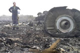 直击马航MH17客机坠毁现场