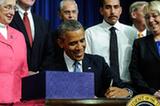 奥巴马签署“劳动力创新与机会法案”（组图）