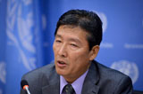 朝鲜代表在联合国指责韩美军演威胁半岛和平（高清组图）