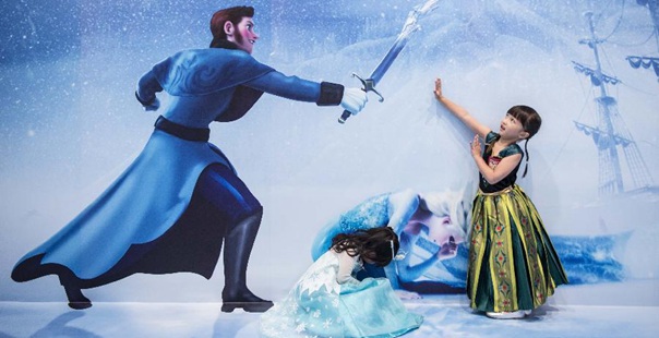 香港首间《冰雪奇缘》主题3D馆开幕